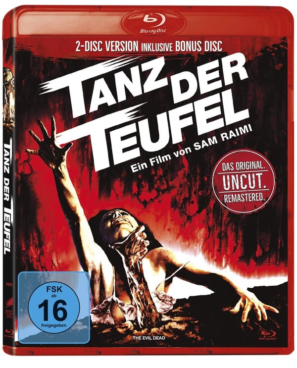 Tanz der Teufel: Das Original / Uncut / Remastered (Bluray) Bruce Campbell Brand New