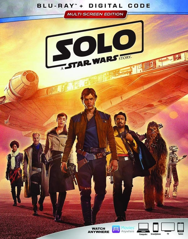 SOLO: A STAR WARS STORY (Bluray) Alden Ehrenreich Woody Harrelson Emilia Clarke Brand New