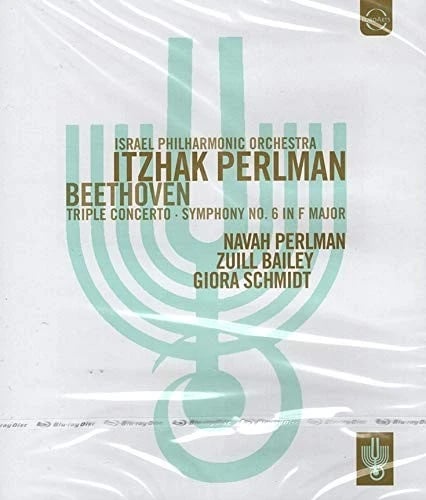 ITZHAK PERLMAN ISRAE BEETHOVEN TRIPLE CTO/SYMPH 6 DVD Brand New