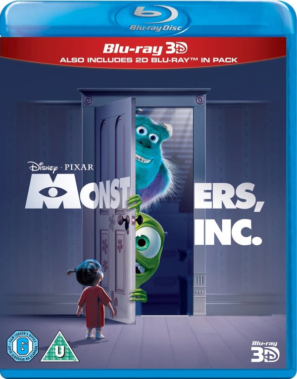 Monsters, Inc. (Bluray) Steve Buscemi James Coburn Mary Gibbs Billy Crystal Brand New