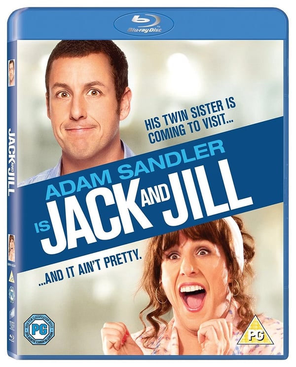 Jack and Jill (Bluray + UV Copy) (Bluray) Adam Sandler Katie Holmes Al Pacino Brand New