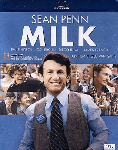Milk (Bluray) Sean Penn Emile Hirsch Josh Brolin Diego Luna James Franco Brand New