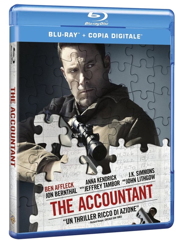 The Accountant (Bluray) Affleck Kendrick Bernthal Wright Simmons O'Connor Gavin Brand New