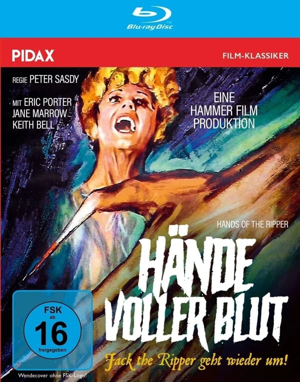 HÃ¤nde voller Blut (Hands of the Ripper) / KultHorrorfilm mit Starbese (Bluray) Brand New