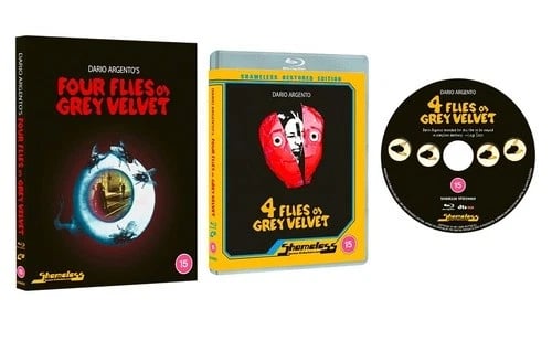 Four Flies On Grey Velvet Bluray (2025) Michael Brandon, Argento (DIR) cert 15 Brand New