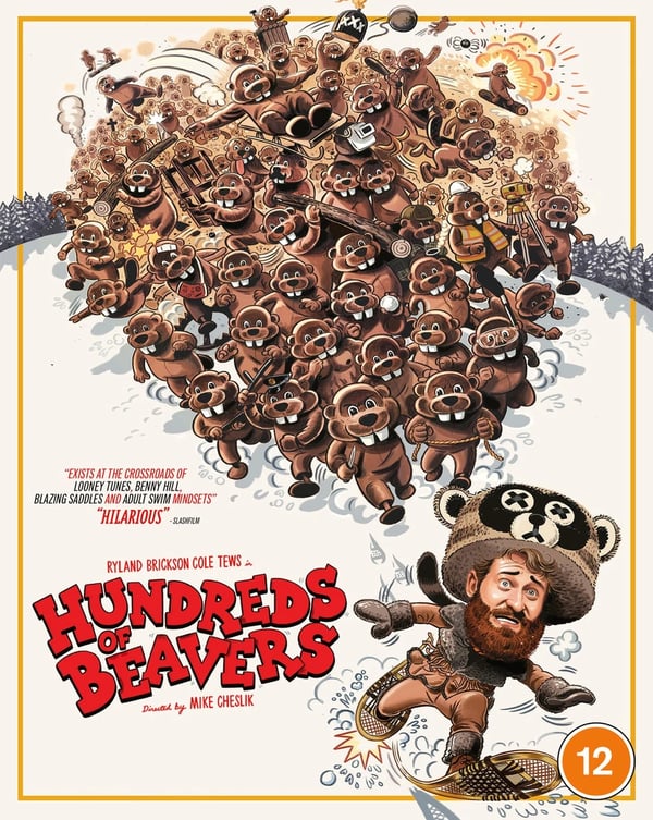 Hundreds Of Beavers (Bluray) Olivia Graves Ryland Brickson Cole Tews Wes Tank Brand New