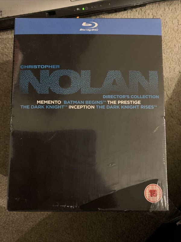 The Christopher Nolan Director's Collection (Bluray, 2012) Brand New