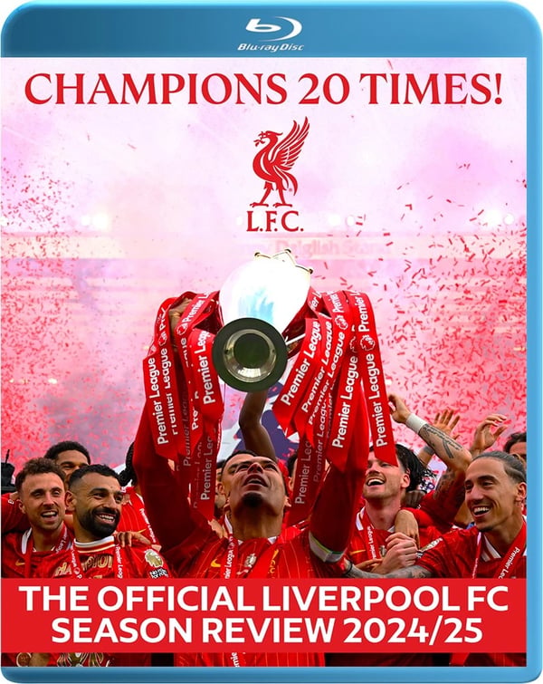 Liverpool FC: End of Season Review 24/25 Champions 20 Times! [E] Bluray Brand New