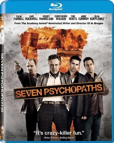 Seven Psychopaths (Bluray) Colin Farrell Woody Harrelson Sam Rockwell Tom Waits Brand New