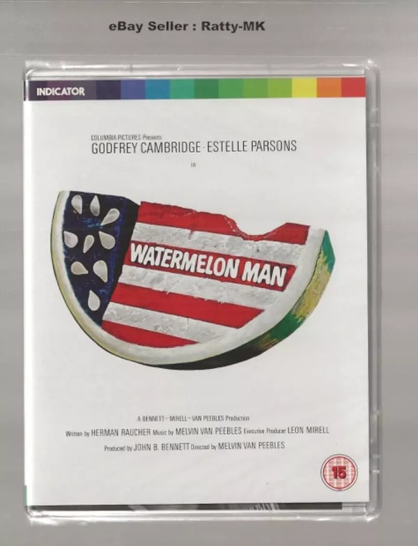 WATERMELON MAN (1970) INDICATOR LIMITED EDITION BLU RAY Brand New