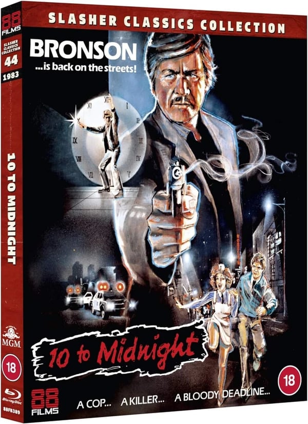 Ten to Midnight Bluray 1983 Charles Bronson, 88 Films No Slip Brand New
