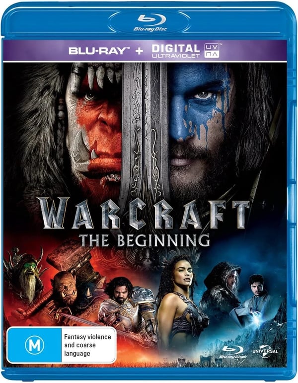 Warcraft The Beginning' Region Free Blue Ray VGC Brand New