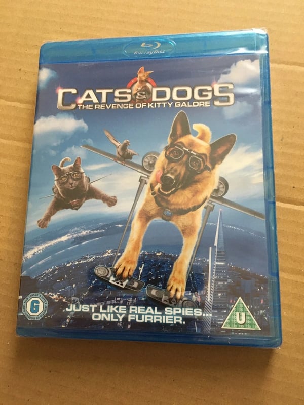 Cats & Dogs: The Revenge Of Kitty Galore 2010 film ( regionfree Bluray) Brand New Cats & Dogs: The Revenge Of Kitty Galore 2010 film ( regionfree Bluray) Brand New