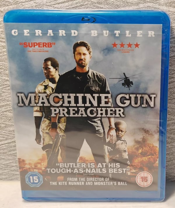 Machine Gun Preacher Blu Ray Gerard Butler Region B  Brand New