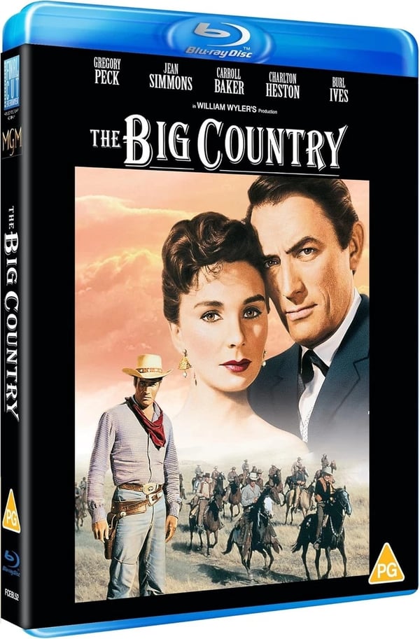 THE BIG COUNTRY BLURAY William Wyler Burl Ives Jean Simmons Movie R2 Brand New