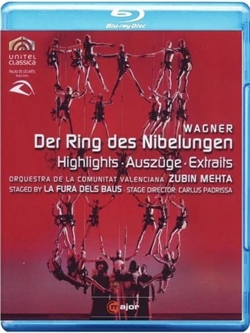 Wagner Der Ring des Nibelungen Highlights 1 Dis... Bluray Region B Brand New