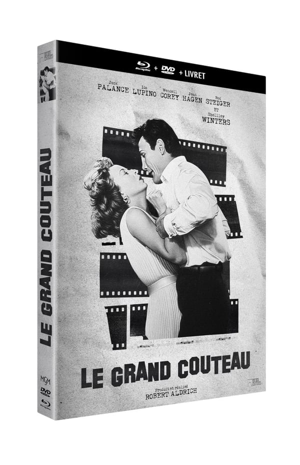 Le grand couteau (Bluray) Robert Aldrich Jack Palance Ida Lupino Brand New