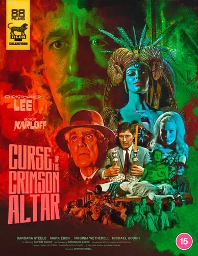 Curse of the Crimson Altar Bluray (2024) Boris Karloff, Sewell (DIR) cert 15 Brand New