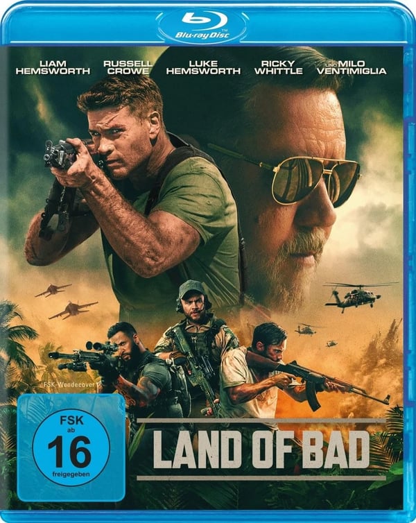 Land of Bad (Bluray) William Eubank Liam Hemsworth Russell Crowe Brand New