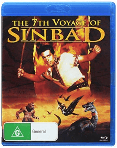 THE 7TH VOYAGE OF SINBAD Blu Ray Region B Brand New