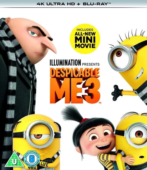 Despicable Me 3 4K Ultra HD + BluRay Brand New