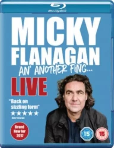 MICKY FLANAGAN: AN' ANOTHER FING LIVE (2017) Region B Blu Ray Brand New