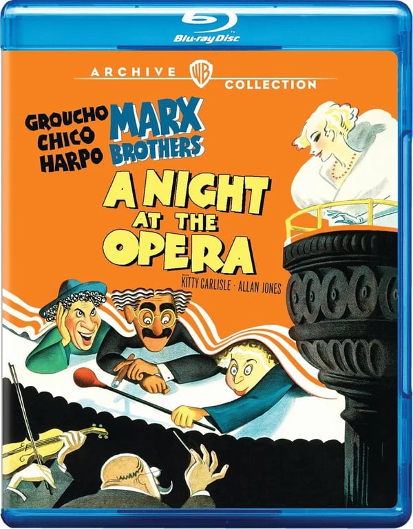 A Night at the Opera [Bluray] [1935] [2023] [Region Free] Brand New