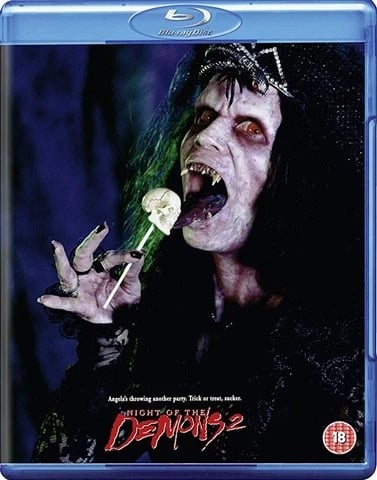 NIGHT OF THE DEMONS 2 Bluray Mimi Kinkade Kevin S. Tenney Movie Film R2 Brand New