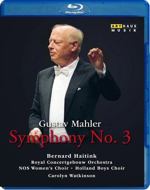 Mahler: Symphony No. 3 (Haitink) (Bluray) Mahler Haitink __ Brand New