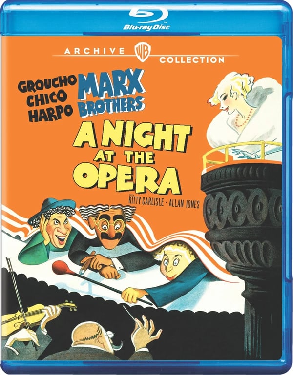 A Night at the Opera (Bluray) Kitty Carlisle Walter King Siegfried Rumann Brand New
