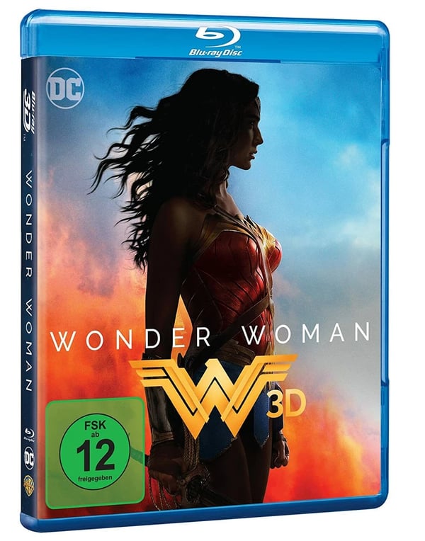 WONDER WOMAN 3D 2017 / Gal Gadot / Chris Pine / Robin Wright RB Blu Ray Brand New