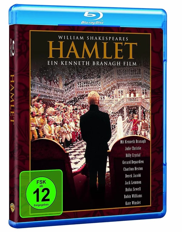 HAMLET 1996 / Kenneth Branagh / Robin Williams Region B Bluray Brand New