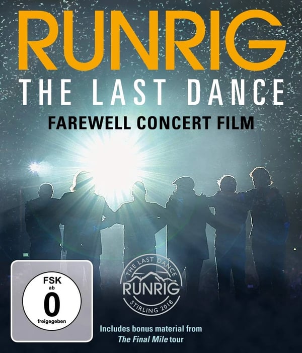 The Last Dance Farewell Concert Film (Bluray) Runrig Brand New