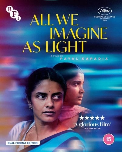 All We Imagine As Light Bluray (2025) Kani Kusruti, Kapadia (DIR) cert 15 2 Brand New
