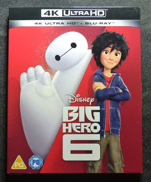Big Hero 6 4K UHD + Bluray + Slip Cover Brand New