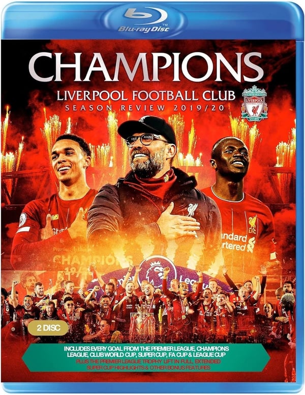 Champions Liverpool Football Club Season Review 20192020 BLURAY Brand New