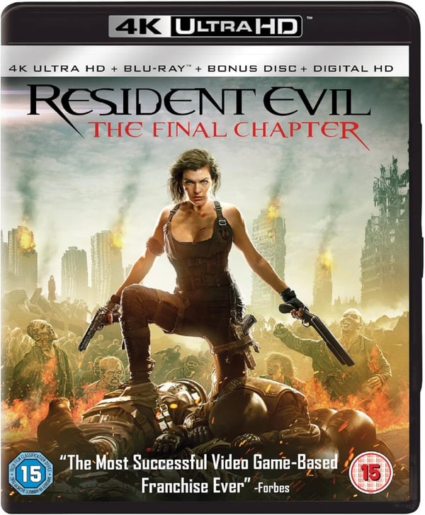 Resident Evil Part 6 The Final Chapter 4K UHD Ultra High Definition Movie Film Brand New