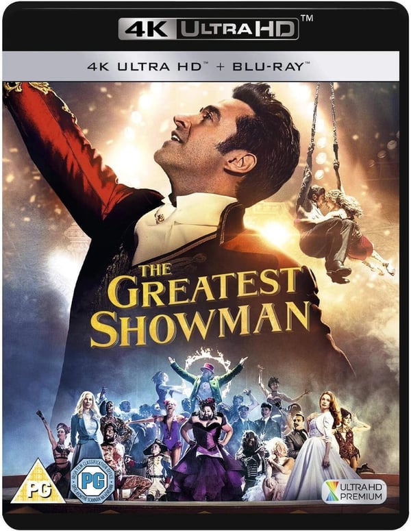 Hugh Jackman The Greatest Showman 4K UHD Ultra High Definition Movie Film Brand New