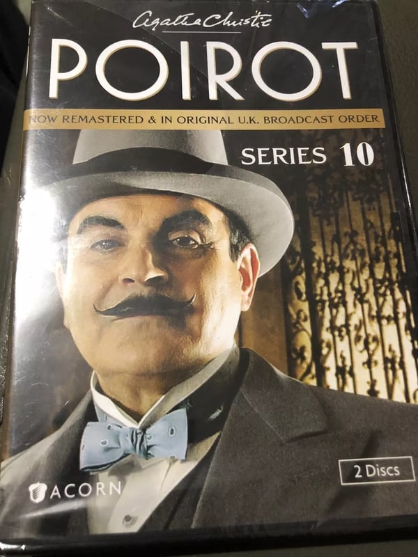 Agatha Christie's Poirot: Series 10 (Bluray, 1989) Brand New