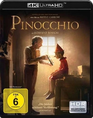 Pinocchio [Region Free] [Bluray] DVD Brand New