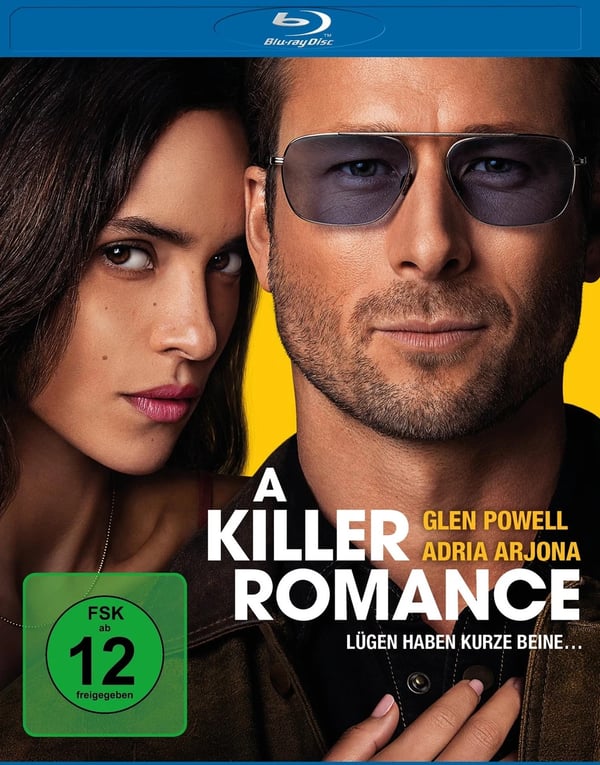 A Killer Romance (Bluray) Glen Powell Adria Arjona Richard Linklater Brand New