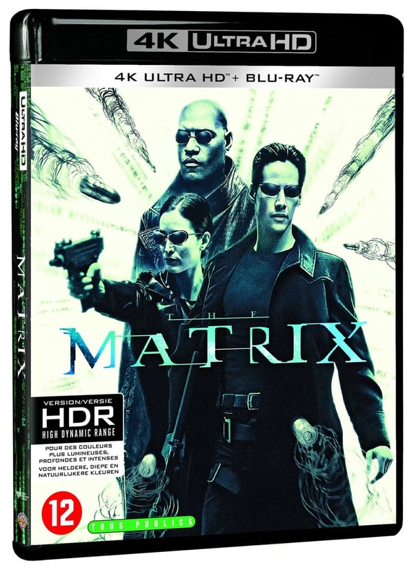 Matrix (4K UHD Bluray) Lana Wachowski Keanu Reeves Laurence Fishburne Brand New