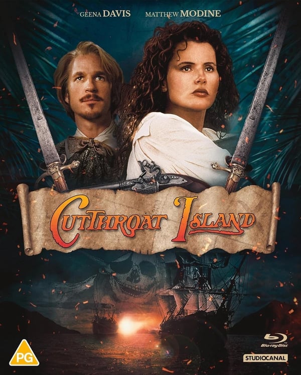 Cutthroat Island (PG) 1995 Bluray Region 2 Brand New
