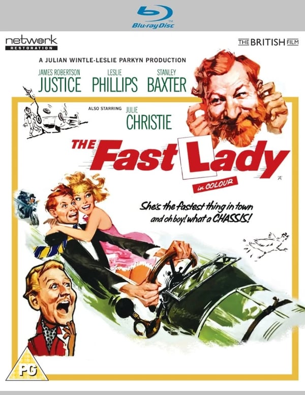 The Fast Lady (Bluray) Leslie Phillips Julie Christie Kathleen Harrison Brand New