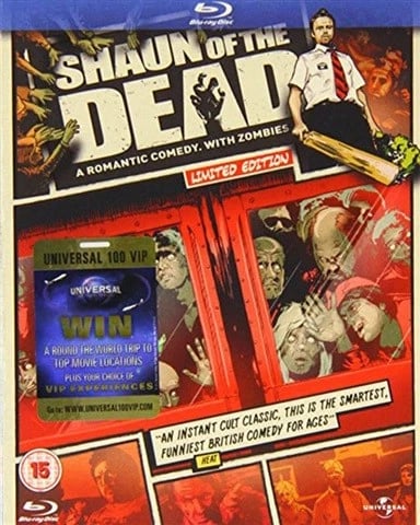 Shaun Of The Dead (15) Comic Book Col. Ed. Bluray Genuine Brand New