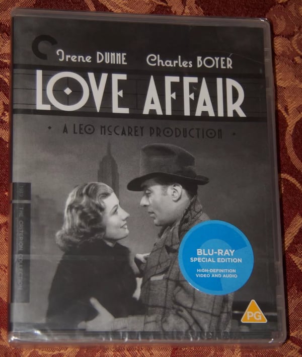 LOVE AFFAIR 1939 CRITERION COLLECTION REGION B BLU RAY BN&S FAST POST Brand New
