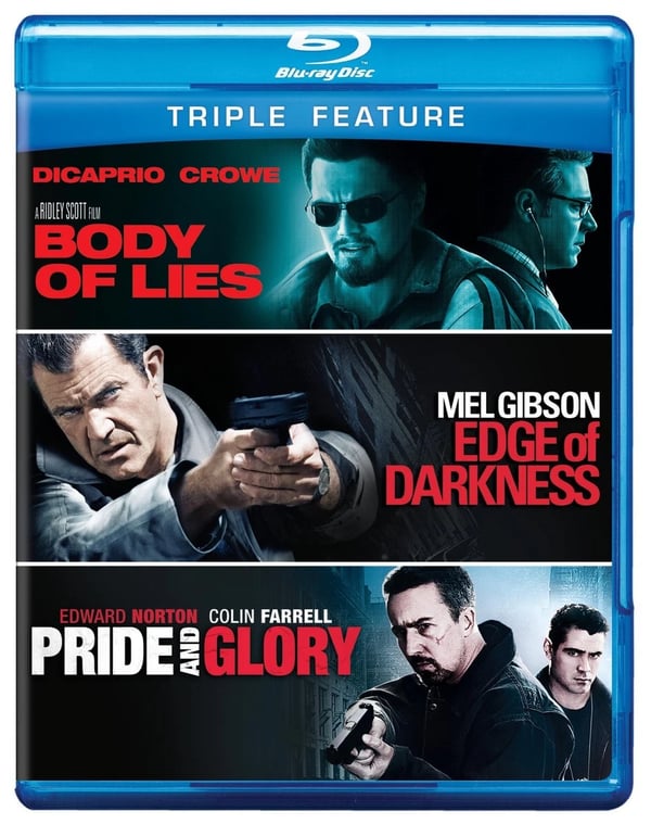 BODY OF LIES /PRIDE & GLORY / EDGE OF DARKNESS Blu Ray Region free Brand New