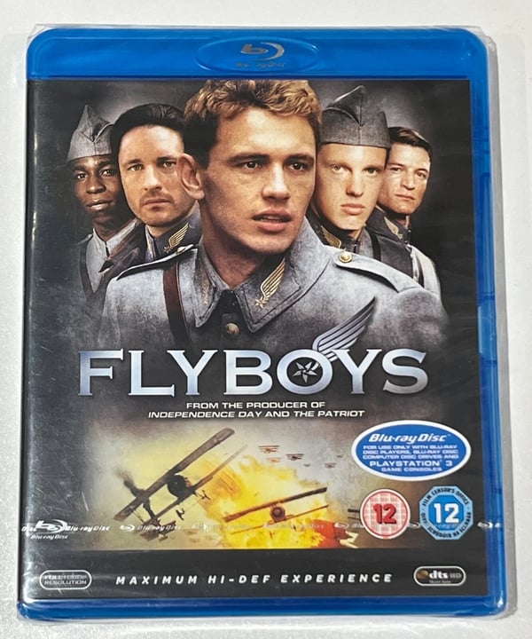 Flyboys (2007) on Bluray Starring James Franco | And Brand New