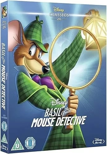 BASIL THE GREAT MOUSE DETECTIVE walt disney BLU RAY Movie Film Original Brand New