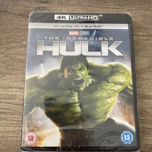 The Incredible Hulk (2008) 4K UHD BLU RAY Brand New